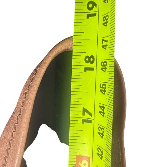 Stone Mountain Pink Leather Shoulder Bag Hobo Purse with Pockets - Picture 10 of 15